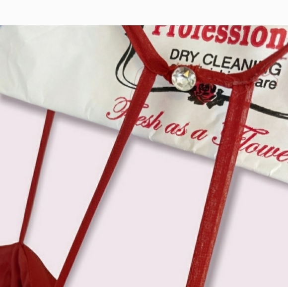 Azazie Mabel gown rust red size A8 - Picture 3 of 5